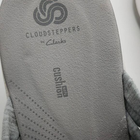 Clarks Arla Meg Women Sandals Flat Strappy Gray Size 12 - Picture 8 of 10